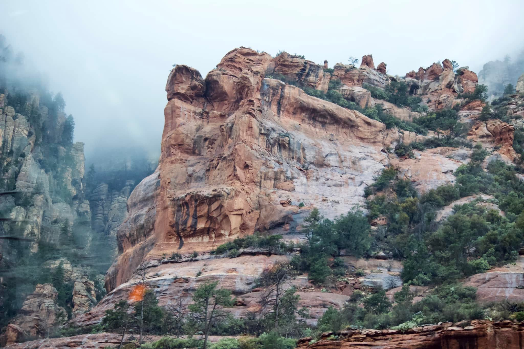 Canyon mist landscape