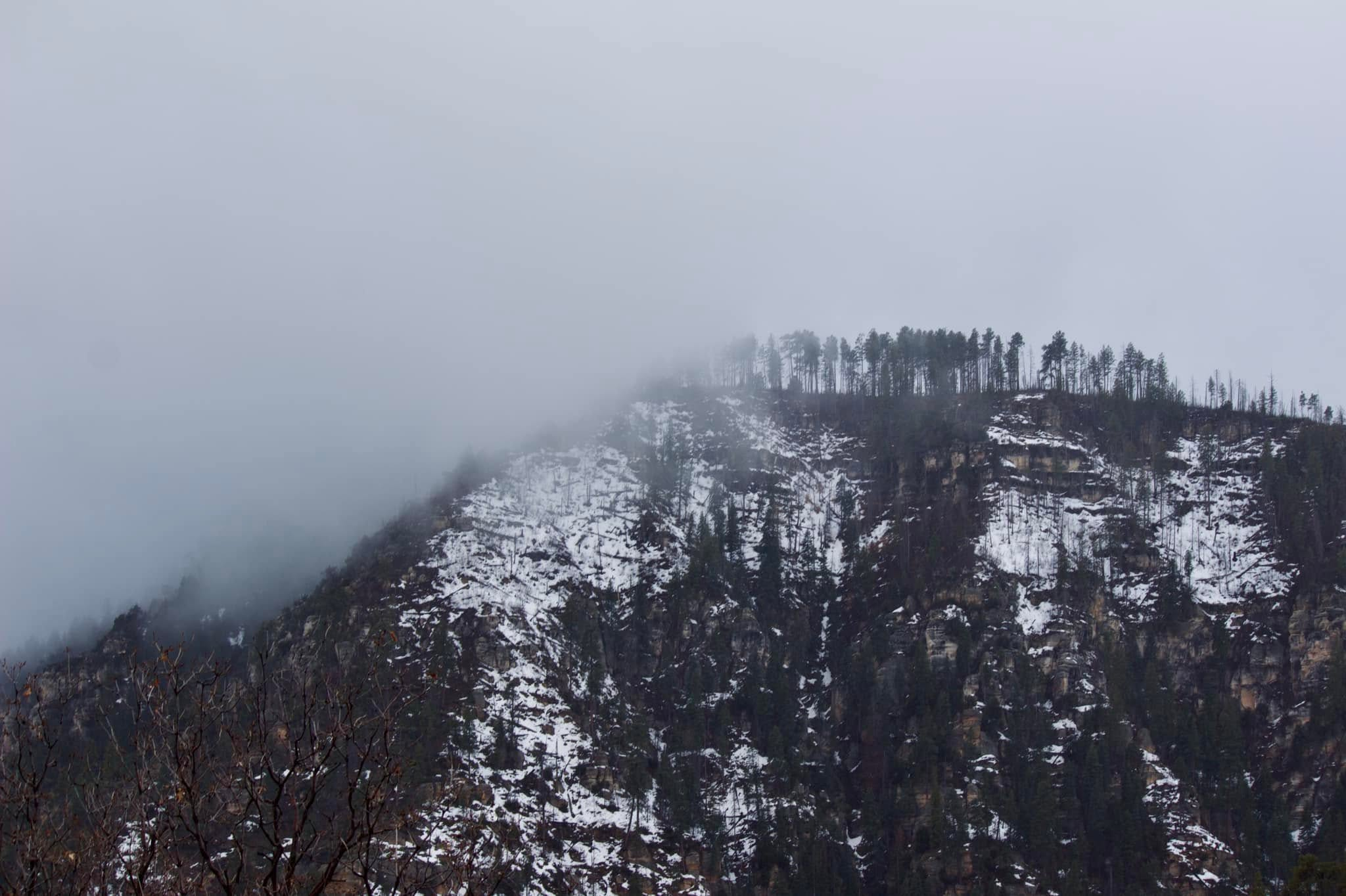 Snowy ridge