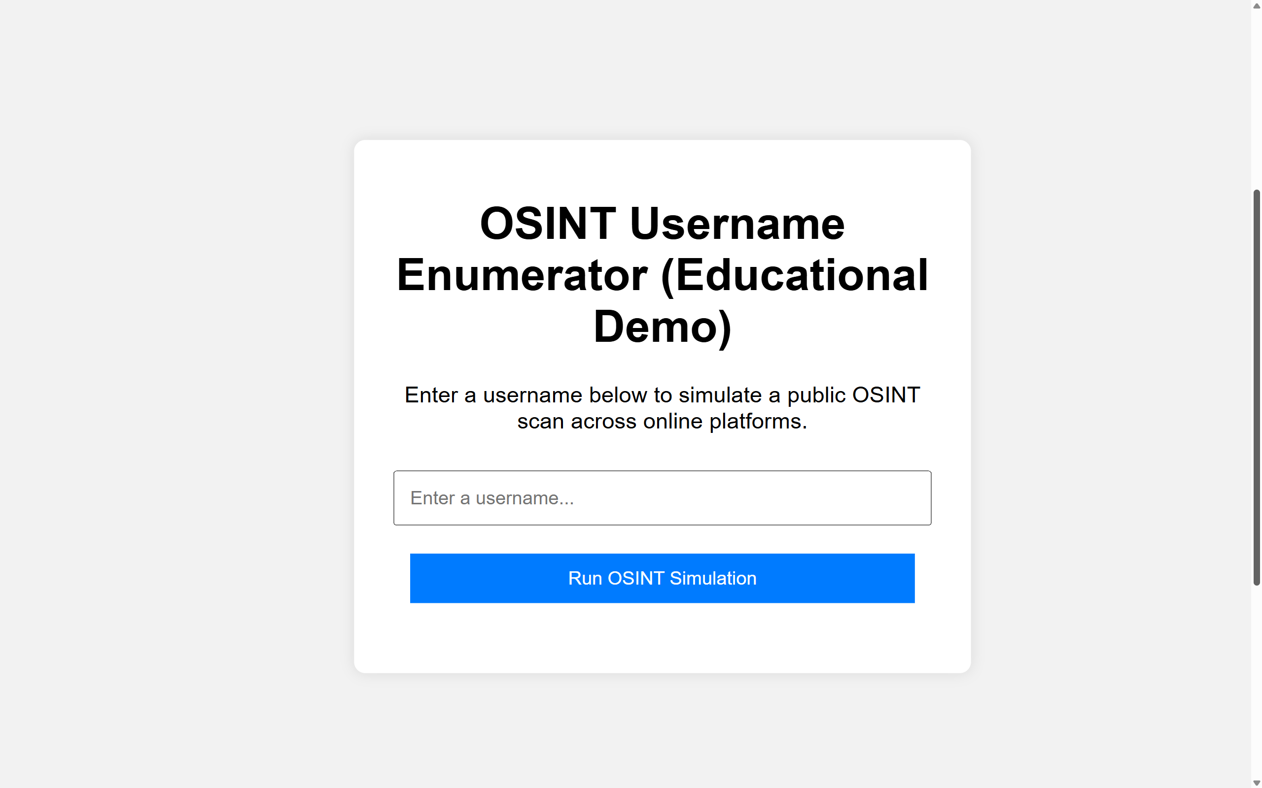 Red Team OSINT Enumerator